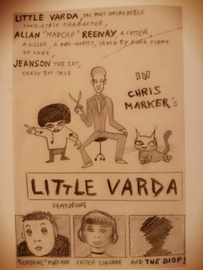 Varda et Resnais dessinés par Chris Marker