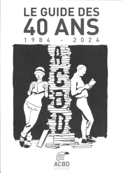 couverture du guide des 40 ans de l'ACBD