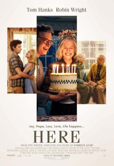 affiche du film de Zemeckis "Here"
