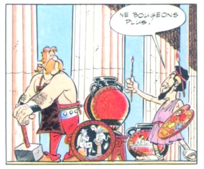 Cétautomatix dans "Astérix aux Jeux olympiques"