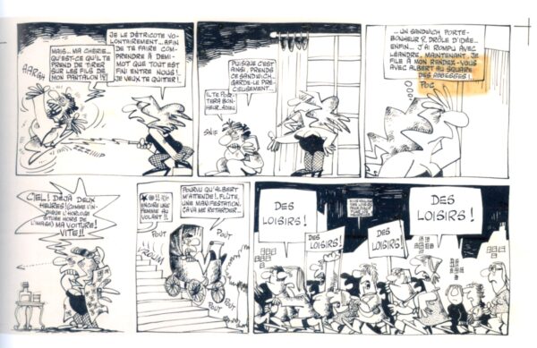 Bretécher lettrée par Gotlib