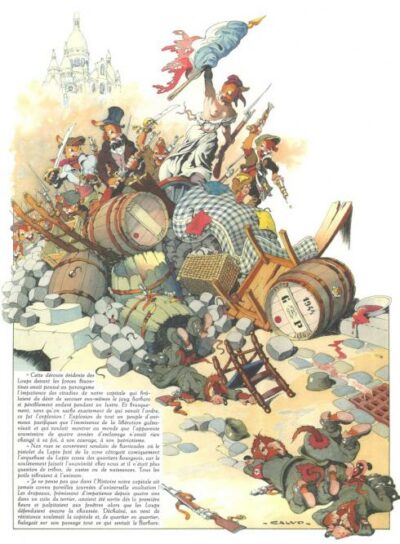 quand Calvo s'inspire de Delacroix (La Bête est morte)