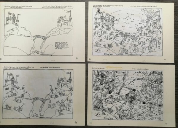 Edmond Baudoin, "Piero" : la bataille de dessin